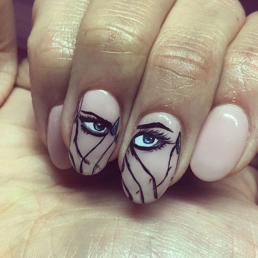 I Create Timeless Artwork On Nails