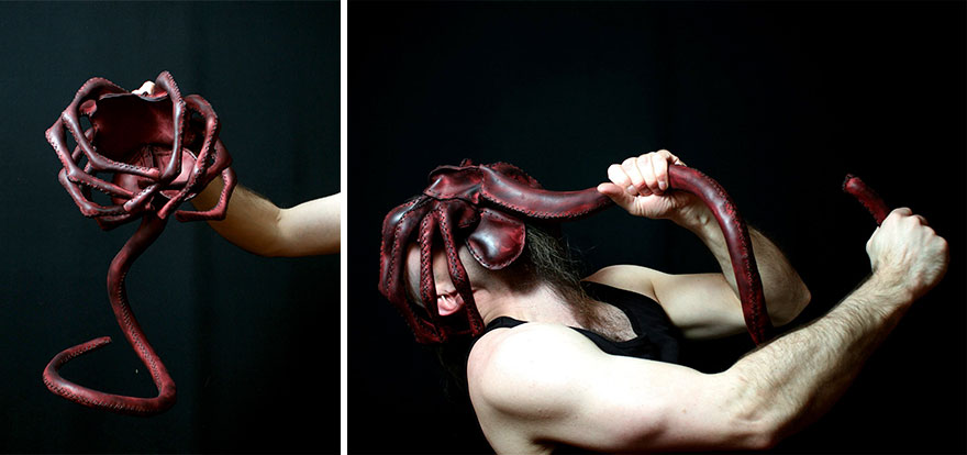 I Sculpt Leather To Create Surreal Characters And Objects I Sculpt Leather To Create Surreal Characters And Objects