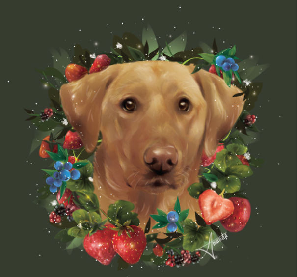 I Illustrate Pets Surrounded By Food I Illustrate Pets Surrounded By Food