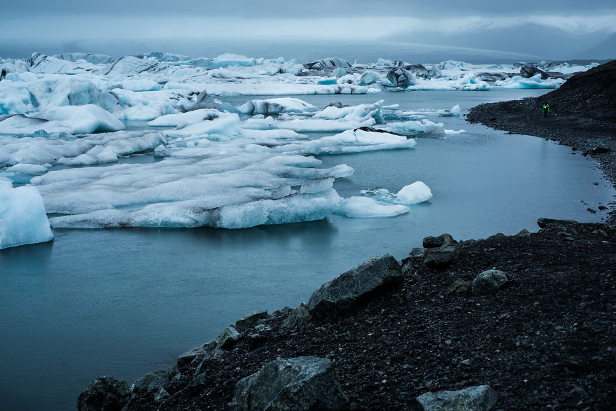 Humans And The Glaciers. The Icelandic Melancholy Humans And The Glaciers. The Icelandic Melancholy