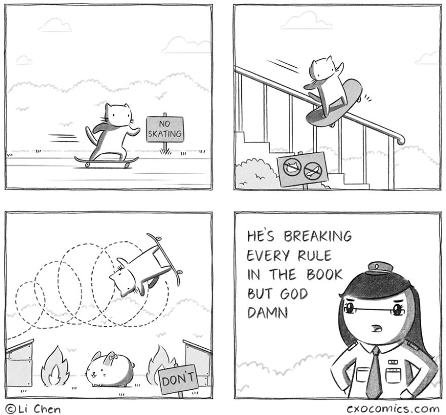 My Silly Cat Inspired Me To Start Doing Comics As A Hobby, And Now It’s My Full-Time Job My Silly Cat Inspired Me To Start Doing Comics As A Hobby, And Now It’s My Full-Time Job