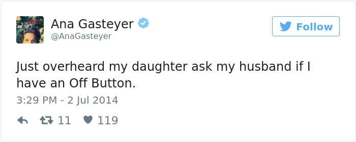61 Funny Parenting Tweets By Ana Gasteyer 61 Funny Parenting Tweets By Ana Gasteyer