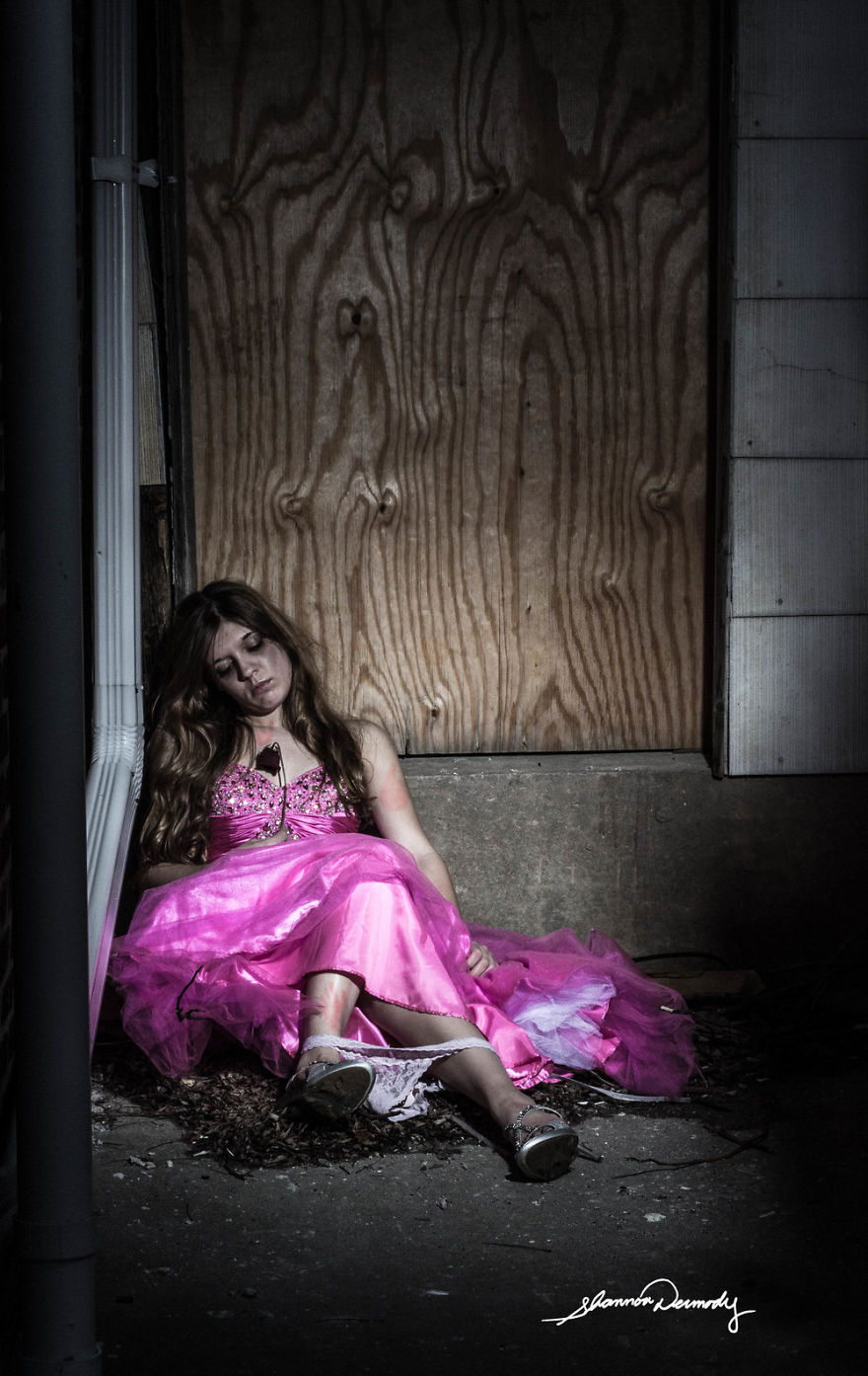 Disney Princesses Face Real-Life Problems Like Drugs And Rape In Powerful Photo Series By Shannon Dermody