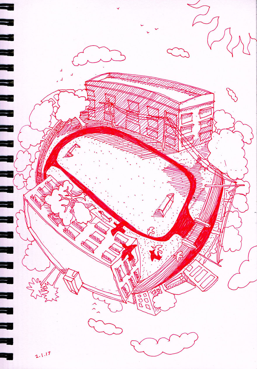 Strolling Through The Red Line Area Strolling Through The Red Line Area