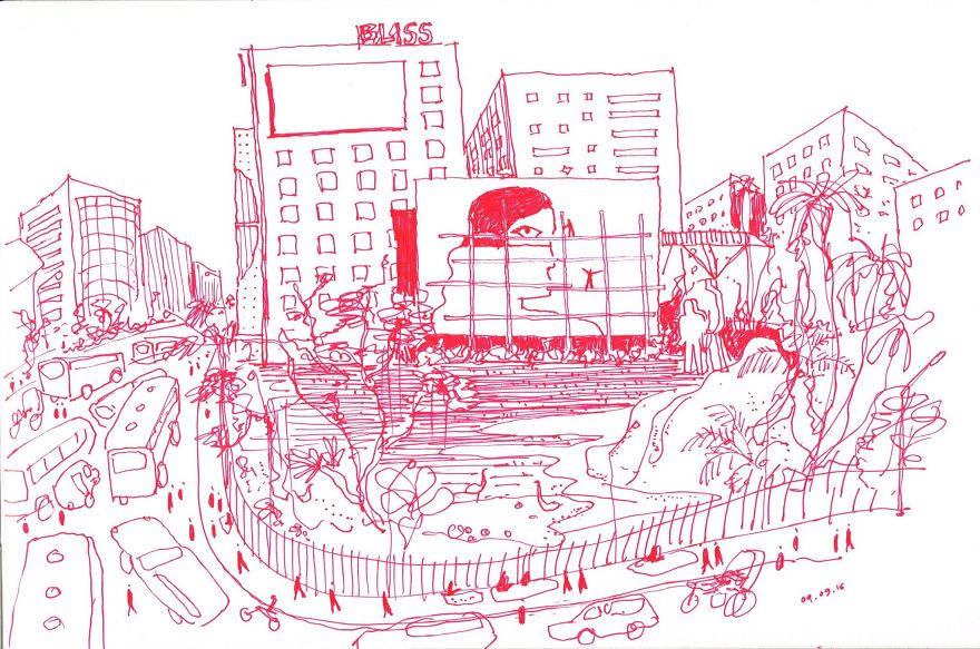 Strolling Through The Red Line Area Strolling Through The Red Line Area