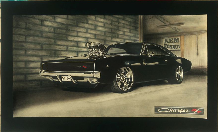 I Draw Cars And I Love It