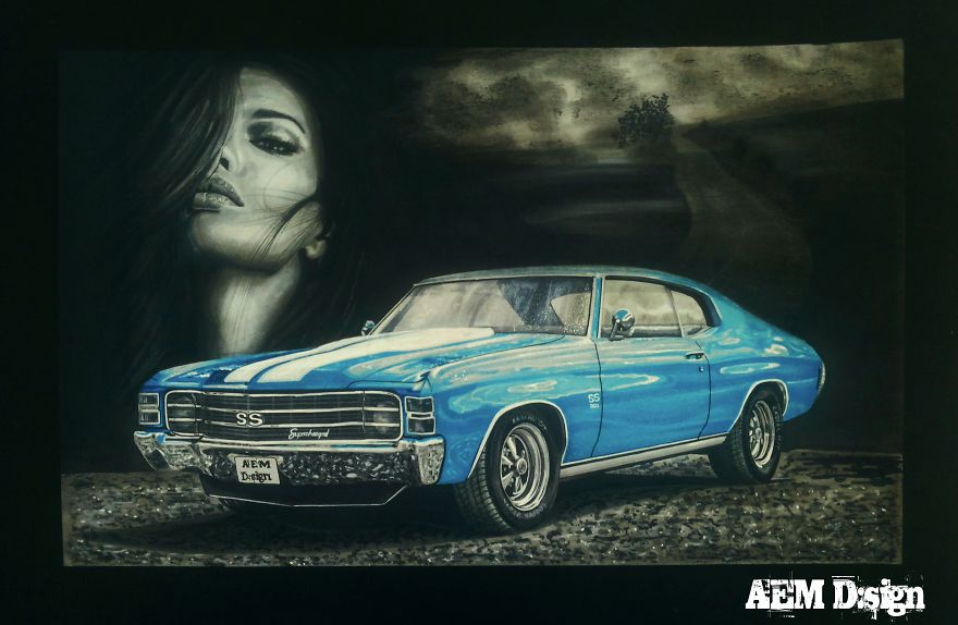 I Draw Cars And I Love It