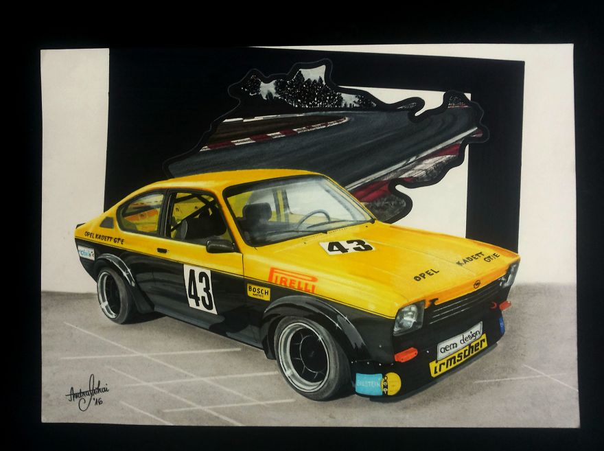 I Draw Cars And I Love It