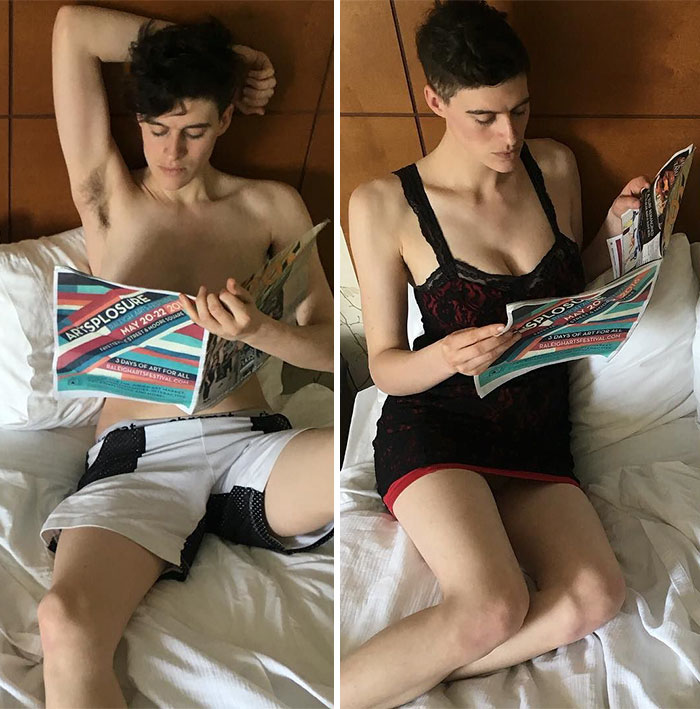 Man Or Woman? Androgynous Model Poses As Both To Challenge Gender Stereotypes Man Or Woman? Androgynous Model Poses As Both To Challenge Gender Stereotypes