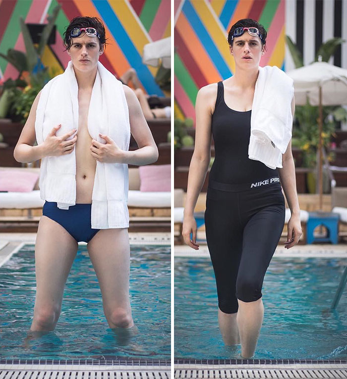 Man Or Woman? Androgynous Model Poses As Both To Challenge Gender Stereotypes Man Or Woman? Androgynous Model Poses As Both To Challenge Gender Stereotypes