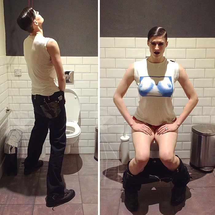 Man Or Woman? Androgynous Model Poses As Both To Challenge Gender Stereotypes Man Or Woman? Androgynous Model Poses As Both To Challenge Gender Stereotypes