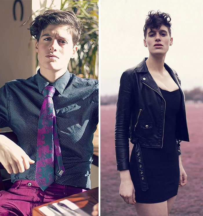 Man Or Woman? Androgynous Model Poses As Both To Challenge Gender Stereotypes Man Or Woman? Androgynous Model Poses As Both To Challenge Gender Stereotypes