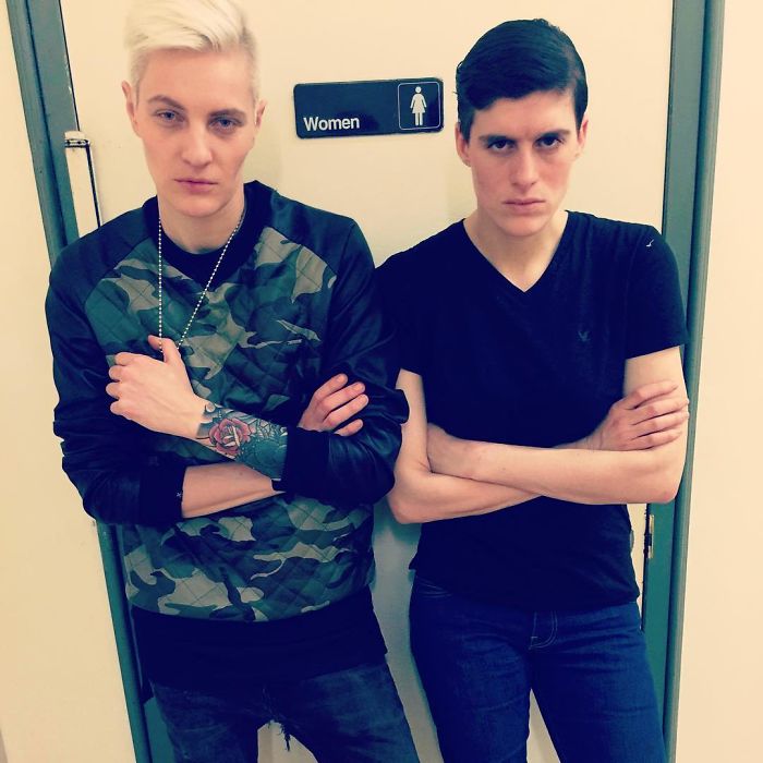 Man Or Woman? Androgynous Model Poses As Both To Challenge Gender Stereotypes Man Or Woman? Androgynous Model Poses As Both To Challenge Gender Stereotypes