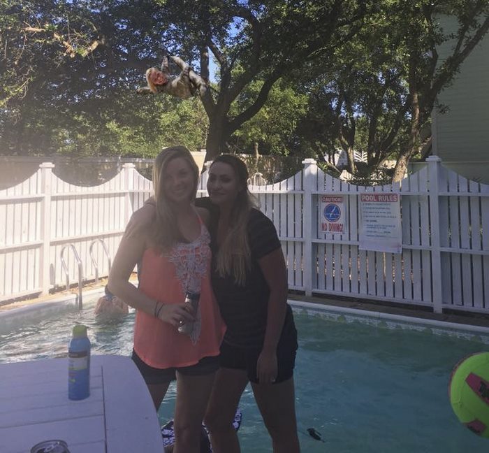 Girl Misses Beach Trip With Her Friends, Hilariously Photoshops Into Their Pics Instead