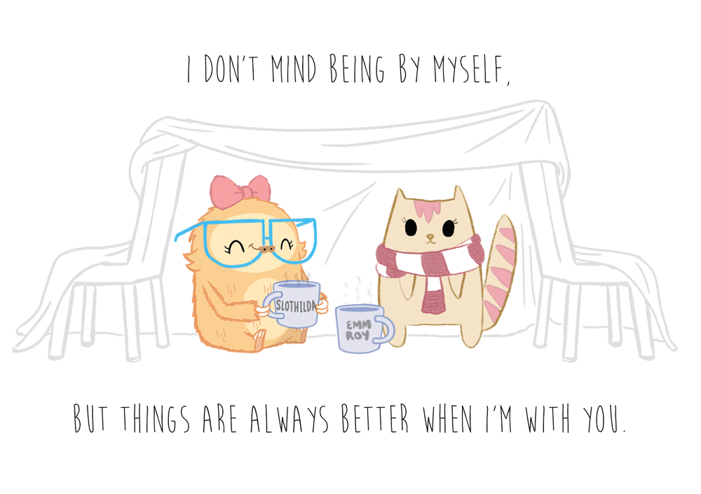 Meet Slothilda! Illustrator Fights With His Inner Sloth By Creating Adorable Sloth Comics