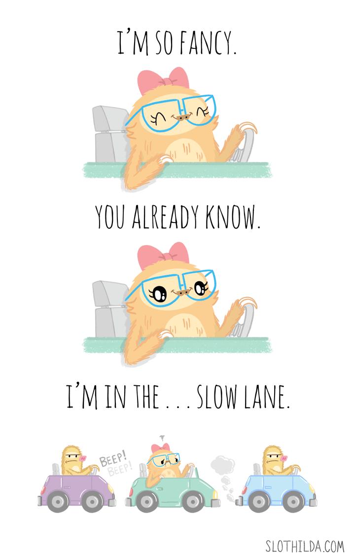 Meet Slothilda! Illustrator Fights With His Inner Sloth By Creating Adorable Sloth Comics