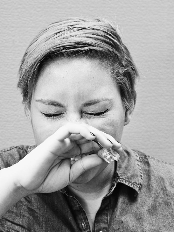 Los Enchilados &#8211; I Captured Close Portraits Of People After Eating Habanero Peppers