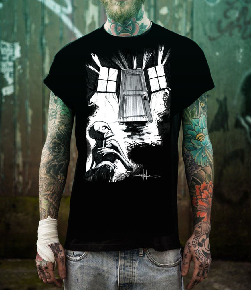 I Made My Inktober Illness Series Into Shirts To Help Raise Money For Mental Health Month