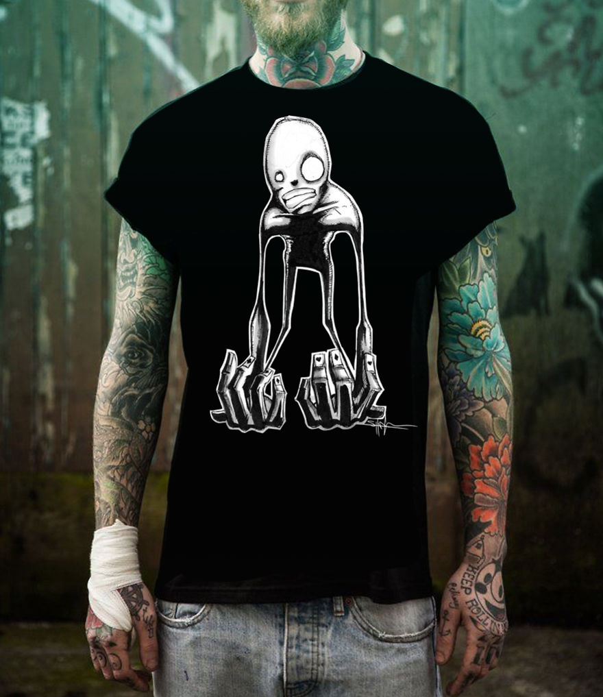 I Made My Inktober Illness Series Into Shirts To Help Raise Money For Mental Health Month