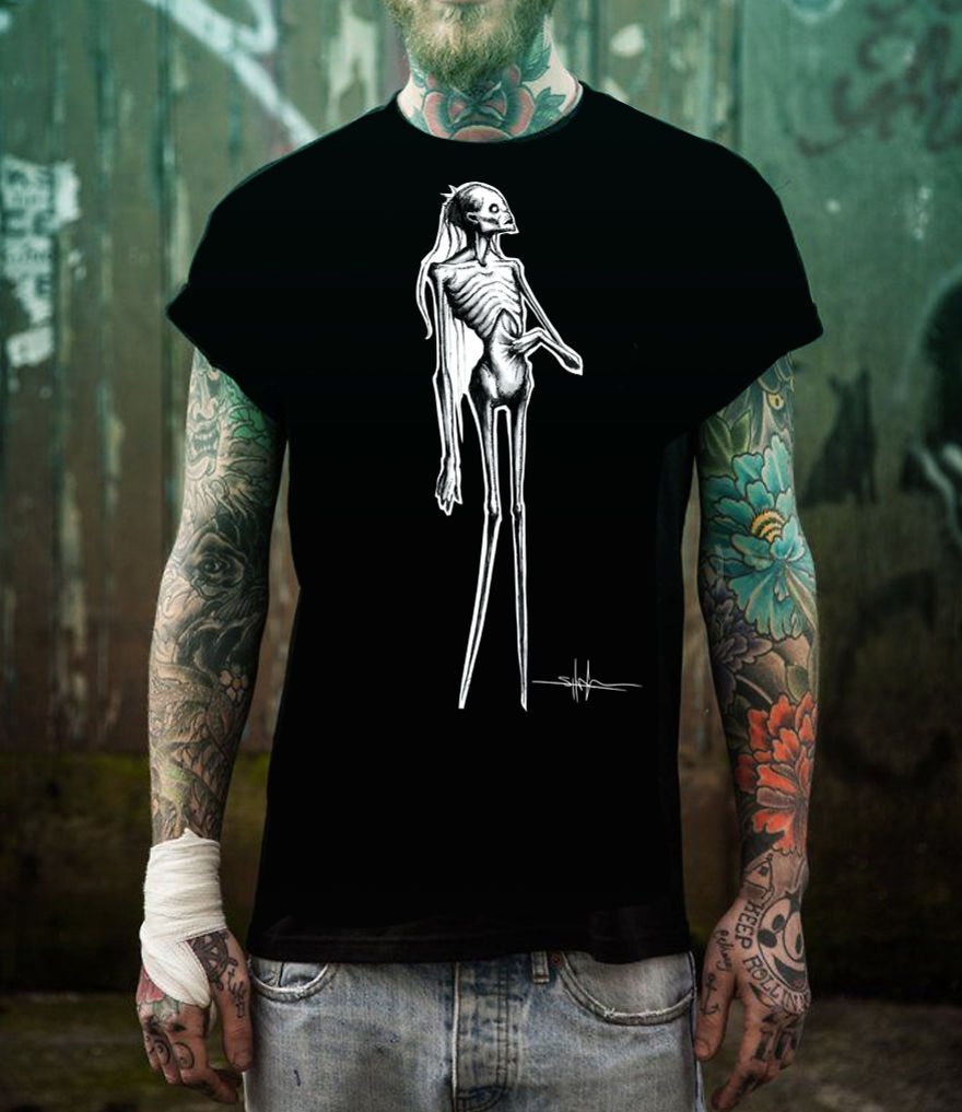 I Made My Inktober Illness Series Into Shirts To Help Raise Money For Mental Health Month