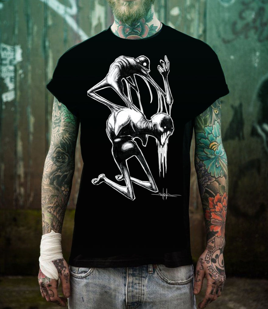 I Made My Inktober Illness Series Into Shirts To Help Raise Money For Mental Health Month