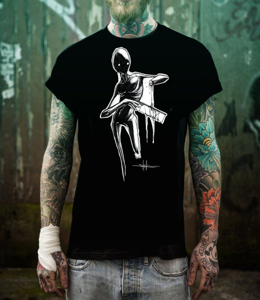 I Made My Inktober Illness Series Into Shirts To Help Raise Money For Mental Health Month