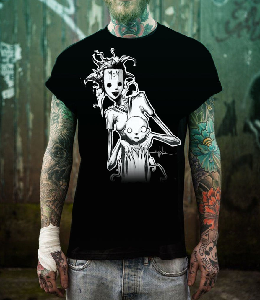 I Made My Inktober Illness Series Into Shirts To Help Raise Money For Mental Health Month