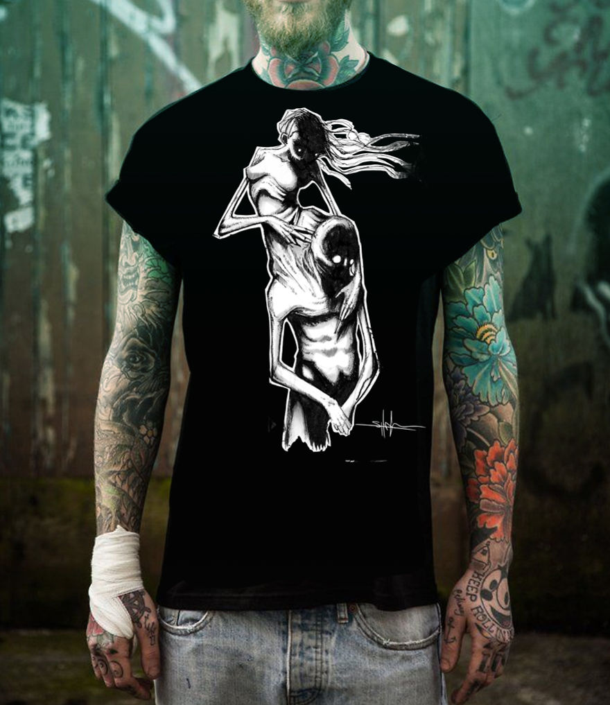 I Made My Inktober Illness Series Into Shirts To Help Raise Money For Mental Health Month