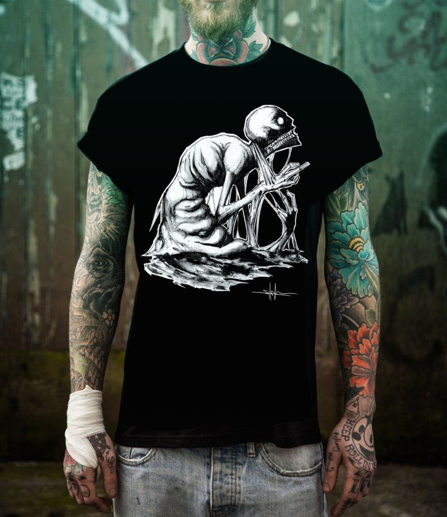 I Made My Inktober Illness Series Into Shirts To Help Raise Money For Mental Health Month