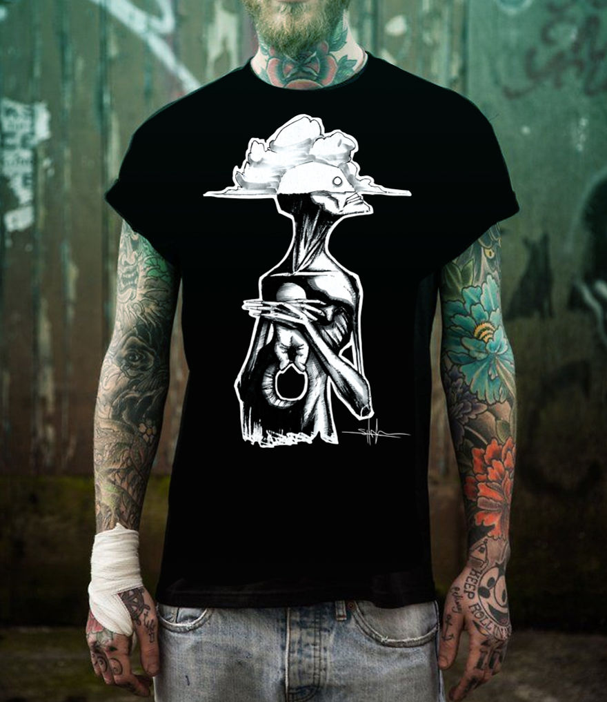 I Made My Inktober Illness Series Into Shirts To Help Raise Money For Mental Health Month