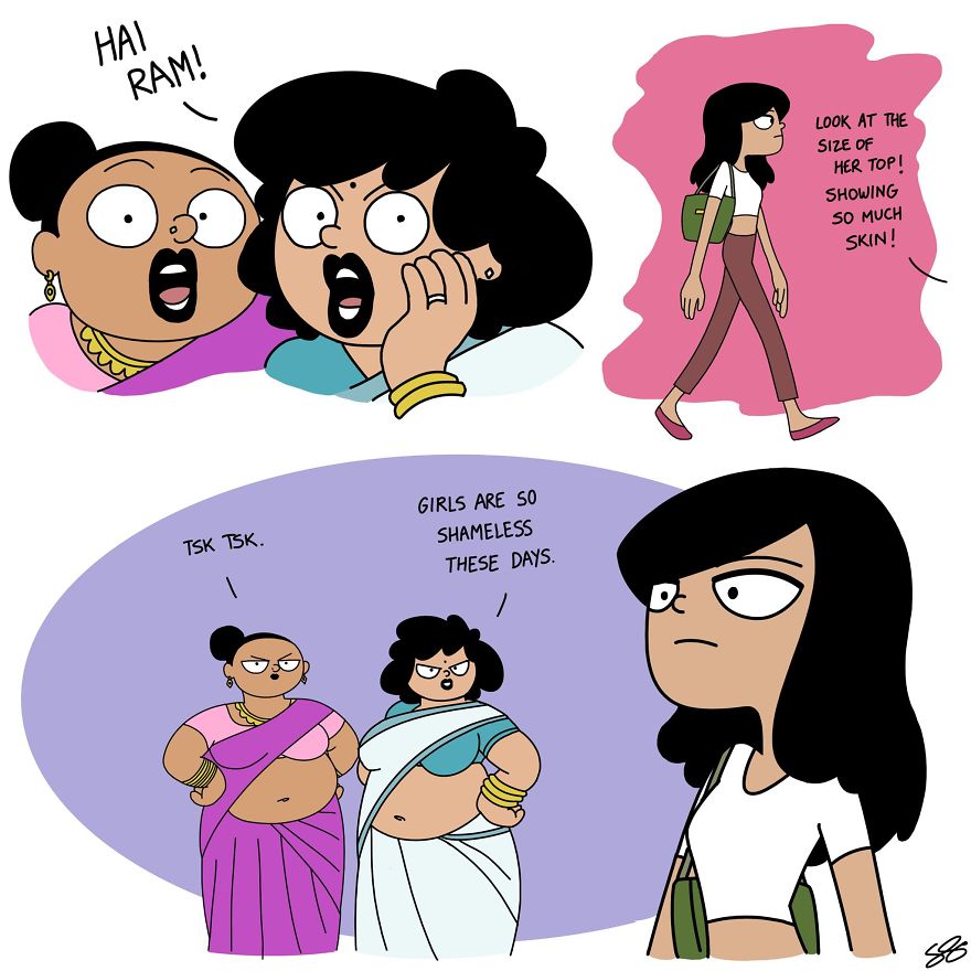 Indian Illustrator Hilariously Captures What It&#8217;s Like Growing Up In An Indian Family