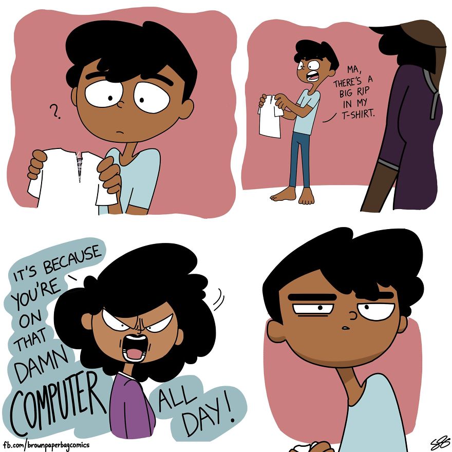 Indian Illustrator Hilariously Captures What It&#8217;s Like Growing Up In An Indian Family