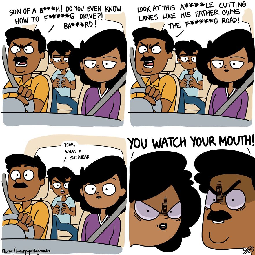 Indian Illustrator Hilariously Captures What It&#8217;s Like Growing Up In An Indian Family