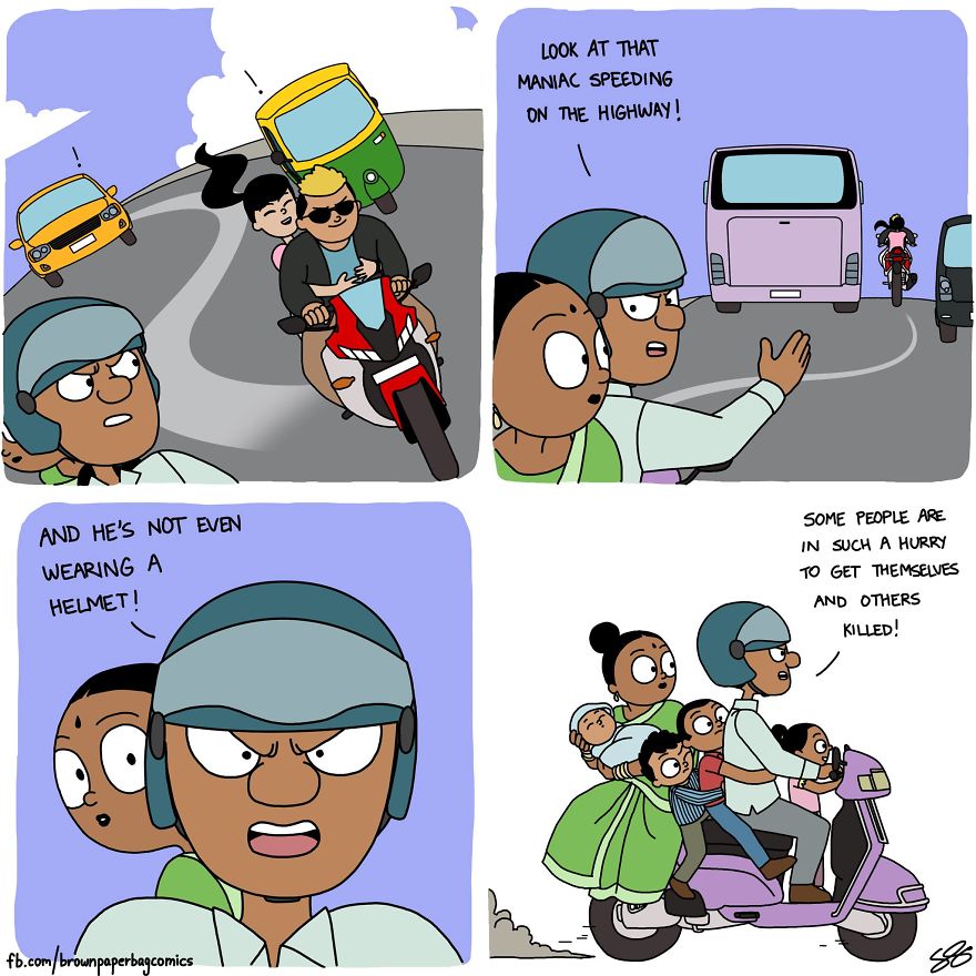 Indian Illustrator Hilariously Captures What It&#8217;s Like Growing Up In An Indian Family