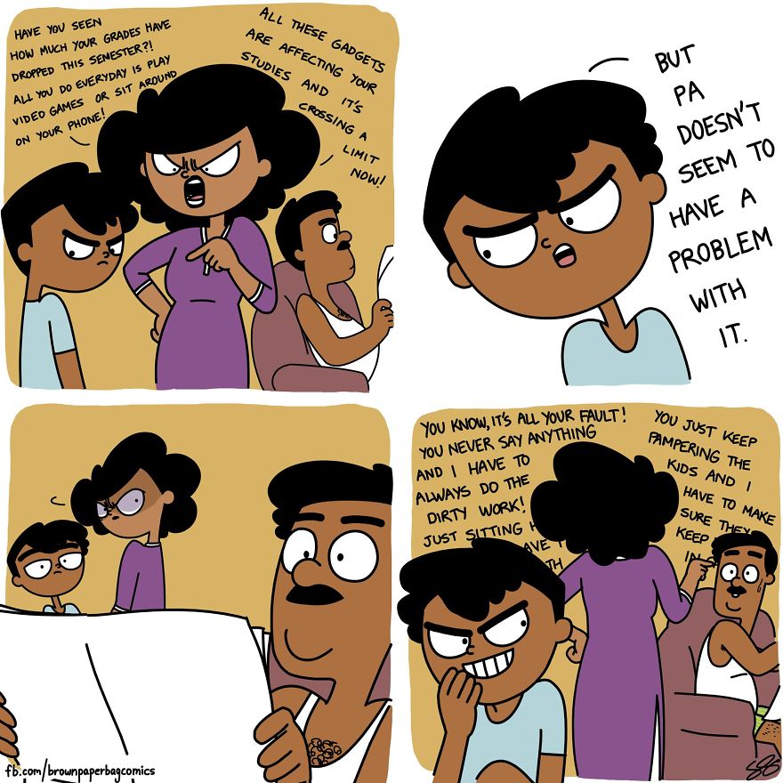 Indian Illustrator Hilariously Captures What It&#8217;s Like Growing Up In An Indian Family