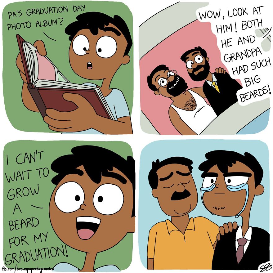 Indian Illustrator Hilariously Captures What It&#8217;s Like Growing Up In An Indian Family