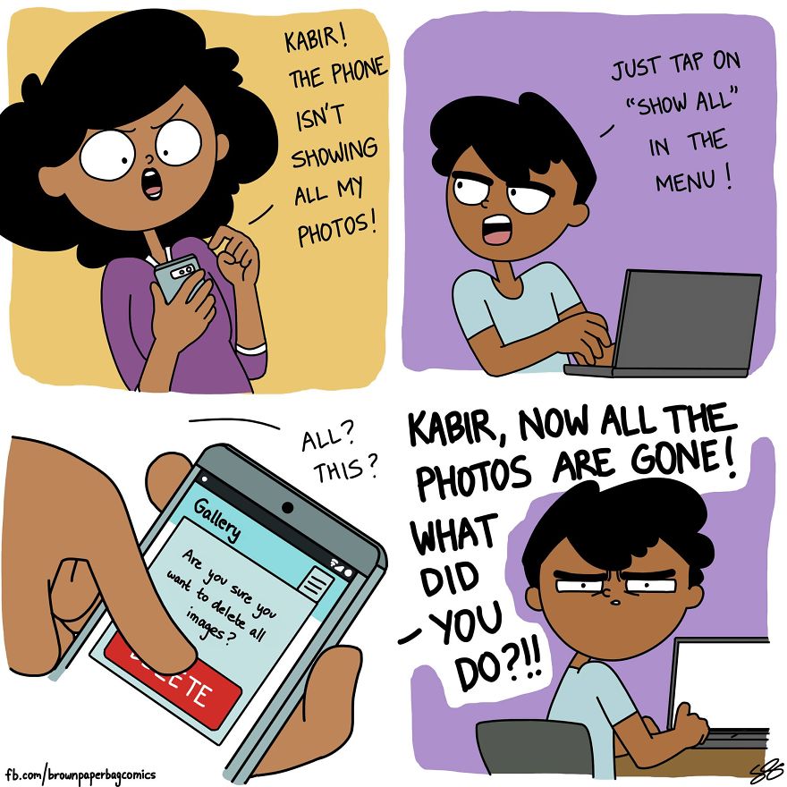 Indian Illustrator Hilariously Captures What It&#8217;s Like Growing Up In An Indian Family