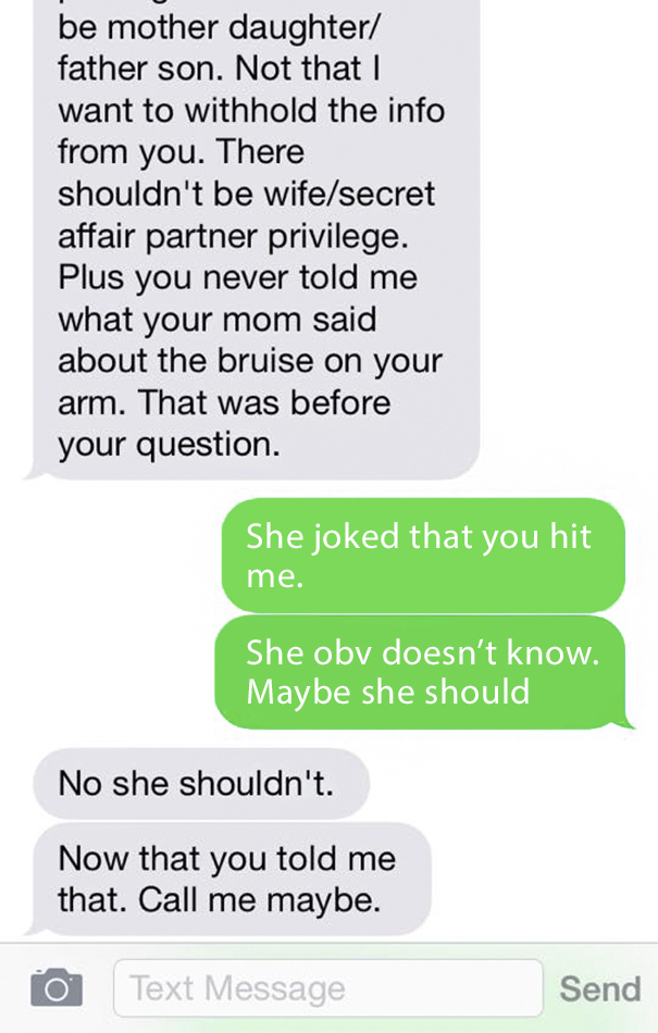 Domestically Abused Woman Reveals Texts She Used To Get From Husband, And It’ll Make Your Skin Crawl Domestically Abused Woman Reveals Texts She Used To Get From Husband, And It’ll Make Your Skin Crawl