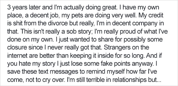 Domestically Abused Woman Reveals Texts She Used To Get From Husband, And It’ll Make Your Skin Crawl Domestically Abused Woman Reveals Texts She Used To Get From Husband, And It’ll Make Your Skin Crawl