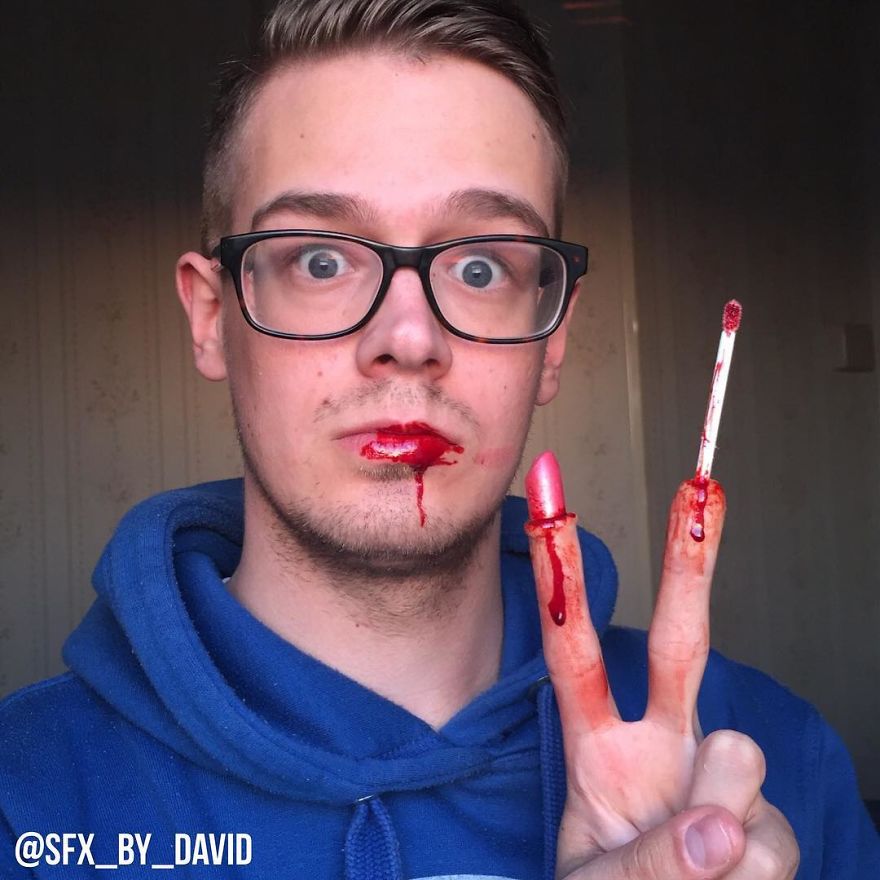 Incredibly Realistic Sfx Make-Up By David Harris