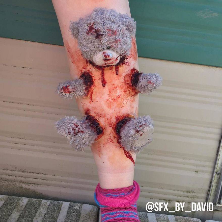 Incredibly Realistic Sfx Make-Up By David Harris