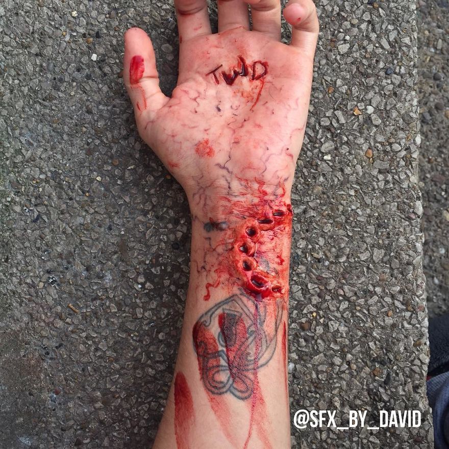 Incredibly Realistic Sfx Make-Up By David Harris