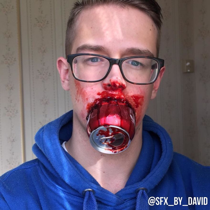 Incredibly Realistic Sfx Make-Up By David Harris