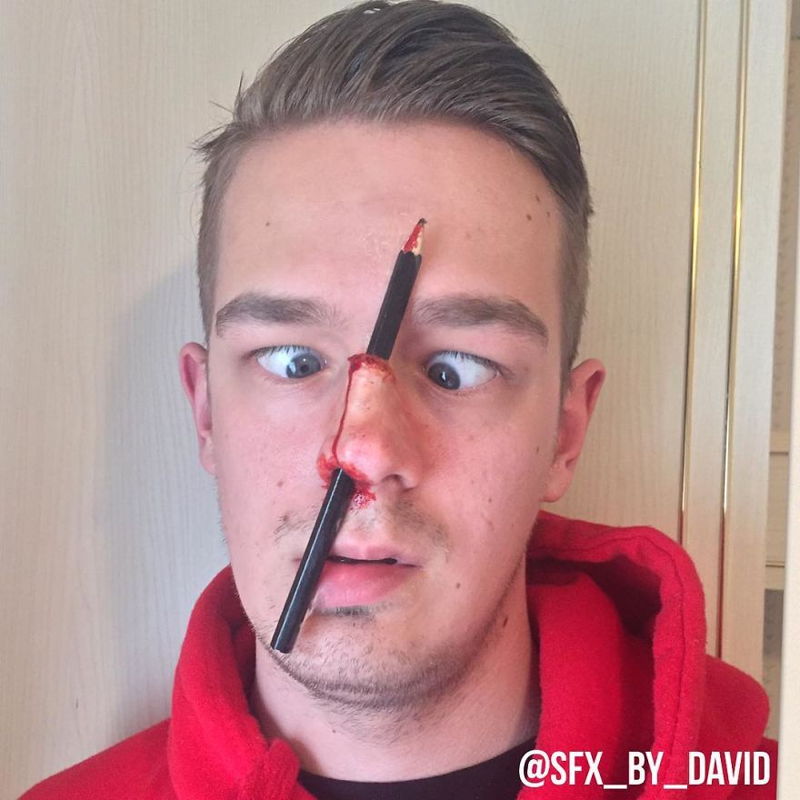 Incredibly Realistic Sfx Make-Up By David Harris