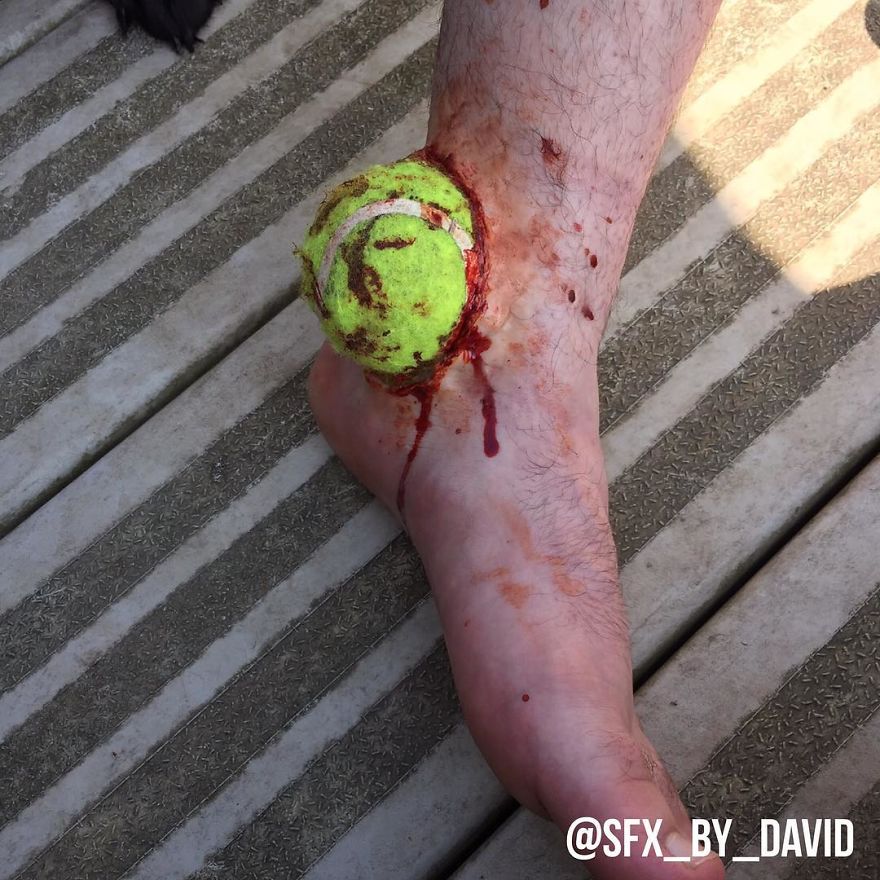 Incredibly Realistic Sfx Make-Up By David Harris