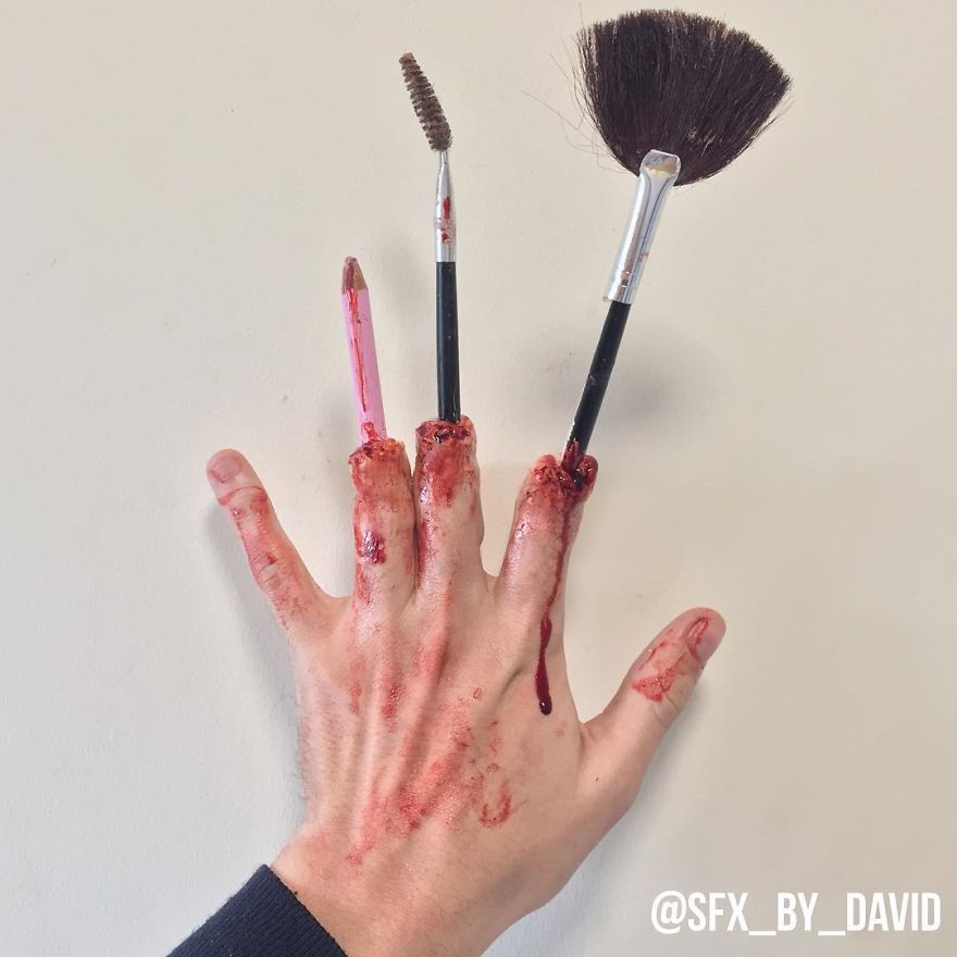 Incredibly Realistic Sfx Make-Up By David Harris