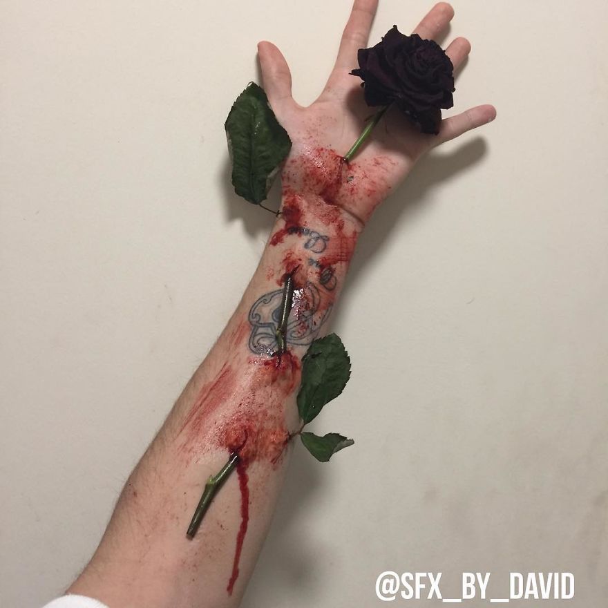 Incredibly Realistic Sfx Make-Up By David Harris