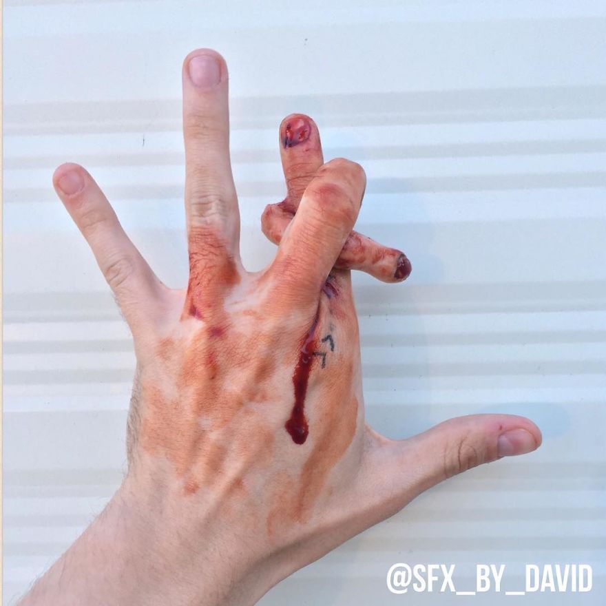 Incredibly Realistic Sfx Make-Up By David Harris