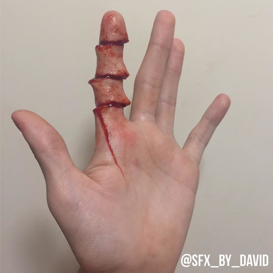 Incredibly Realistic Sfx Make-Up By David Harris