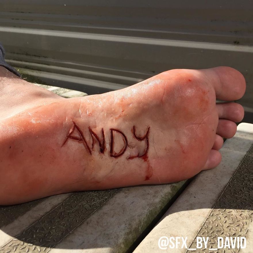 Incredibly Realistic Sfx Make-Up By David Harris